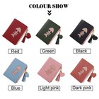 Small Leather Wallet For Women Short Wallets With Zip Pocket Credit Card Holder