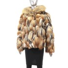 Hooded Section Fox Jacket- Size Xl