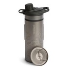 Grayl Geopress Ti Titanium Water Filter Bottle Purifier  24oz  Covert Black