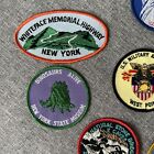 Vintage New York State City Iron On Patch Souvenir Set Of 8 Whiteface West Point