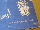 Vtg Box 1963 Mid-century Cell-o-core 500 Cutlass Sword Cocktail Picks Stir Stick