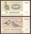 Denmark  10 Kroner 1977   20 Kroner 1987