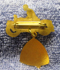 Vntg 1930s-40s America Motorcycle Heritage Jacket Hat Pin Old Harley Indian