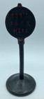 Vintage Miniature Cast Iron Don t Park Here Sign Double Sided 6 