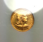 Peru 1965 Zbr 1 2 Libra Gold Pci Graded Ms65 Rara Low Mintage 5 490