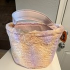 Plush Jack-o-lantern Pumpkin Halloween Treat Bucket Basket W  Handle Pink orange