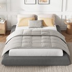 Cloud Platform Bed Frame Full  queen  king Size With Upholstered  no Headboard