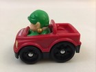 Fisher Price Little People Christmas Elf Green Wheelies Red Car 2009