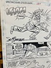 Spectacular Spider-man  157 Pg 18 Interior Page Original Art Signed Sal Buscema