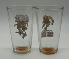 2010 Iron Man Super Hero Series Glass  6  Marvel Comics Rare Lot Of 2 Glasses