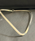 Vintage Sterling Silver V-shaped Collar Choker Necklace Mexico  925 Beautiful 