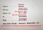 German Judaica Document - Revoked Citizenship  1939 - Escape To Argentina