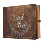 124 Pages Wedding Guest Book Funeral Memory Book Scrapbook Diy Photo Album Gift