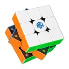 Speed Cube 3x3 Magnetic Stickerless 356m Fidget Toy For Kids Adults Puzzle 