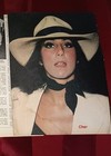Cher Poster Magazine Pin Ups Rare 70s Photographs Vintage 70s 80s Disco Cher