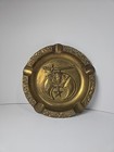 Vintage Shriners Masonic Heavy Solid Brass Cigar Ashtray 1 5 Lbs 7 25 