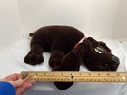 Vintage 1980s Pound Puppies Plush Dog Dark Brown Pp Heart Logo 17    Toy
