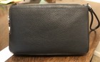 Womens Coach Double Zip Wallet Wristlet New