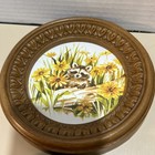 Vintage 1960s Woodland Animals Plastic Wall Art Decor 6 5    Diameter