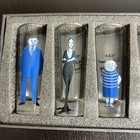 The Addams Family Broadway Musical Set Of 8 Shot Glasses With Box  Very Rare