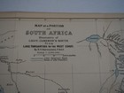 Antique Map  map Of A Portion Of South Africa Illustrative Of Lt  Cameron s Rout