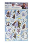Disney Frozen Ii Elsa Anna Raised 3d Sticker Sheet Kristoff 2-piece Set  48-ct 