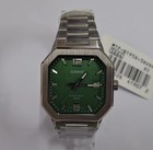 Casio Mtp-b195d-3a Men s Green Dial Stainless Steel Analog Watch New