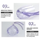 Transparent Cat Grooming Muzzle Breathable Cat Hood Adjustable Pet Head Cover   