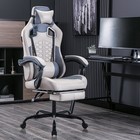 Gaming Chair With Massage ergonomic Pc Computer Chair With Footrest Comfortable