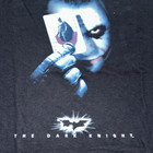 Vintage The Dark Knight Batman The Joker Movie Promo T-shirt Tee Size