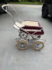 Vintage Italy Perego Baby Pram Stroller Carriage With Recliner