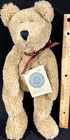 13  Boyds Bear Plushed Stuffed Animal Clinton Brown Bear Velvet Ribbon
