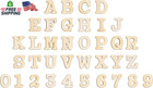 1 2 Inch 342 Pieces Small Wooden Letters And Numbers Crafts Unfinished Wood Alph