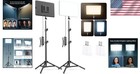 2 Pack Led Video Light Kit  Studio Lights With 51 9   Tripod Stand  Photography