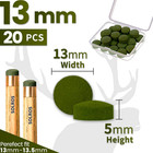 Billiard Pool Cue Tips - Pool Cue Stick Tips Replacement Repair Kit 13mm - 25pcs