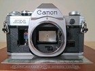 Works  Canon Ae-1 Program Silver 35mm Slr Film Camera Body From Japan 