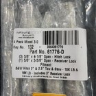Infinite Security 61776-d Hitch Lock For B w 2 -2 5  Shank Tow And Stow Qty 4 