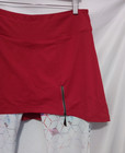Swingdish Skort Legging Women Large Red Geo Pattern Athletic Golf Tennis