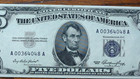 1953 Five Dollar Silver Certificate Note Choice Uncirculated  5 00 Bill 
