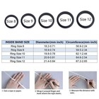 4 Pack Silicone Wedding Engagement Ring Men Women Rubber Band Gym Sports Us