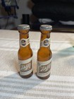 Vintage Schlitz And Coors Beer Bottle Salt   Pepper Shakers Ad No Boxes