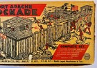 Vintage 1950   s Marx Fort Apache Play Set