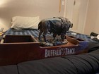Buffalo Trace Kentucky Bourbon Whiskey Bar Caddy Napkin   Straw Holder Display