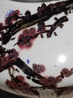 Vintage Hand Painted Japanese Pottery  Vase Signed 10 