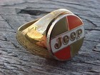1953-1963 Kaiser Jeep Gold Ring  11 Nos Hi-quality Class Unique