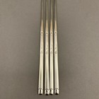 Stainless Steel Metal Silver-tone Chopsticks 8  Floral Rose Lot Of 4