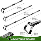 56  Scuffle Loop Hoe Garden Weeder Steel Stirrup Hoe Long Handle Weeding Tool