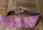 Robert Talbott Red Paisley Silk Cummerbund Designer  37 