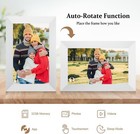 10-inch Digital Smart Picture Frame With Wifi  Hd Ips Screen  32gb Storage