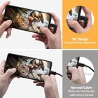 Usebean Right Angle Usb C Extension Cable 0 6ft  90 Degree Usb-c Black 